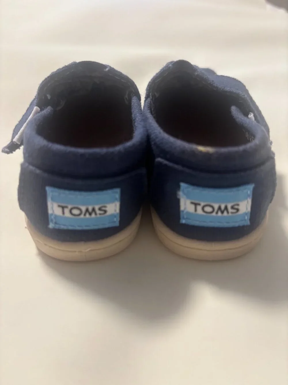 TOMS Classic Navy Canvas Shoes Size T3